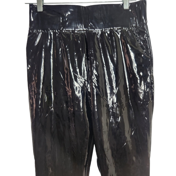 STEVE MADDEN Eden Patent Faux Leather Liquid High Rise Legging - Picture 4 of 10